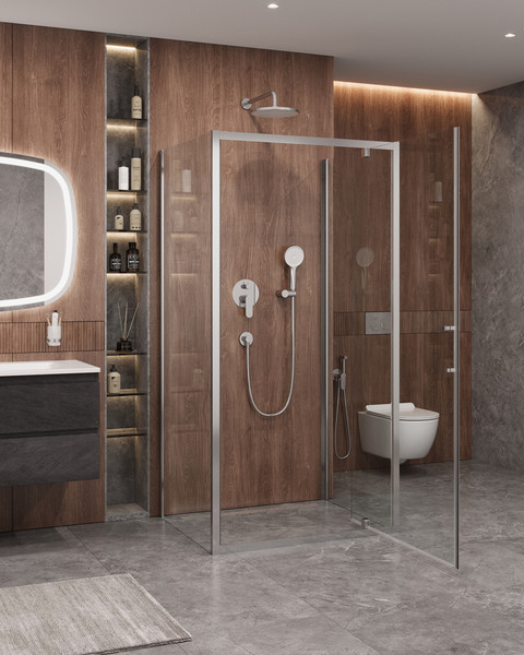 Изображение товара Душевой уголок Cezares MOLVENO-BA2-100/90-C-Cr-IV