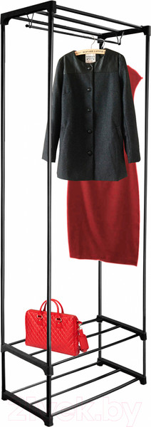 Изображение товара Вешалка для одежды Sheffilton SHT-WR16 (черный/черный муар)