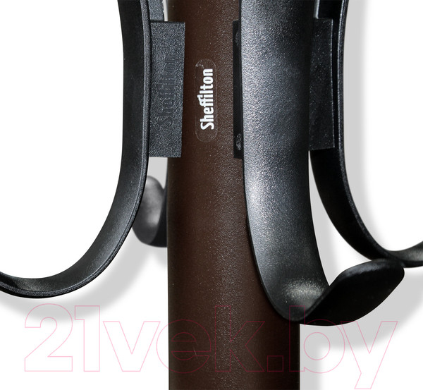Изображение товара Вешалка для одежды Sheffilton SHT-CR15 (коричневый/черный муар)