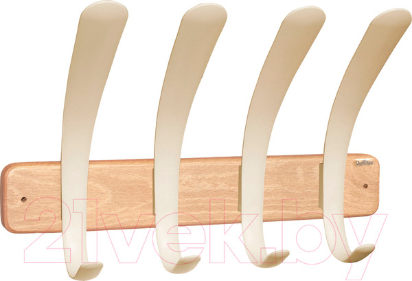 Изображение товара Вешалка для одежды Sheffilton SHT-WH22 (прозрачный лак/ваниль)