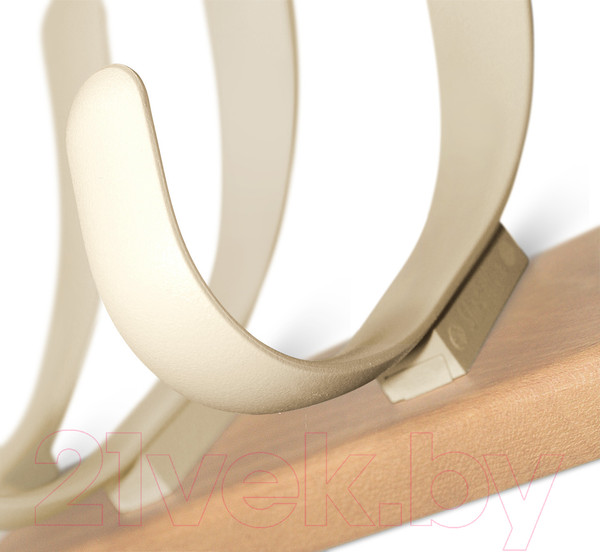 Изображение товара Вешалка для одежды Sheffilton SHT-WH22 (прозрачный лак/ваниль)