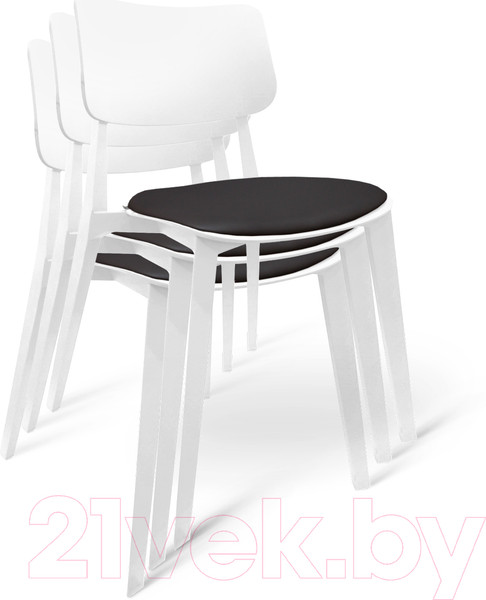 Изображение товара Стул Sheffilton SHT-S110-CN1 (белый/черный)