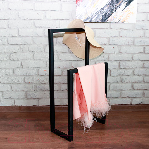 Изображение товара Стойка для одежды Millwood Сканди 1 48x25x90 (металл черный)
