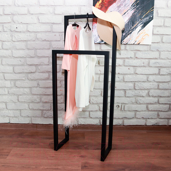 Изображение товара Стойка для одежды Millwood Сканди 1 48x25x90 (металл черный)