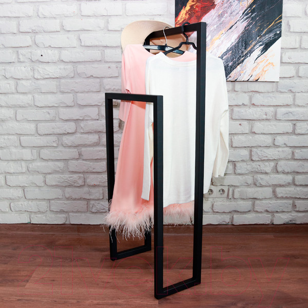 Изображение товара Стойка для одежды Millwood Сканди 1 48x25x90 (металл черный)