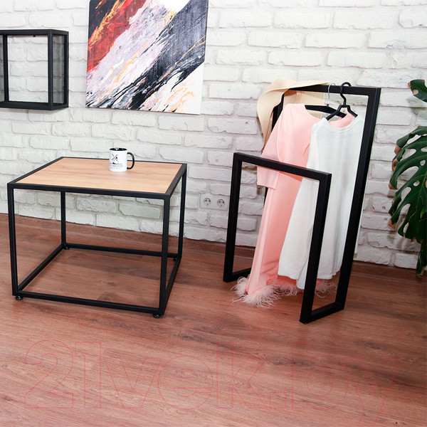Изображение товара Стойка для одежды Millwood Сканди 1 48x25x90 (металл черный)