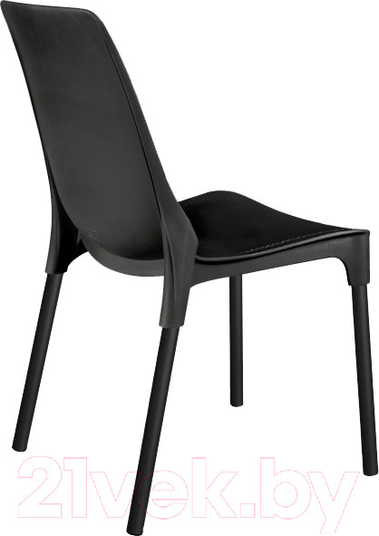 Изображение товара Стул Sheffilton SHT-S75 (черный/черный муар)