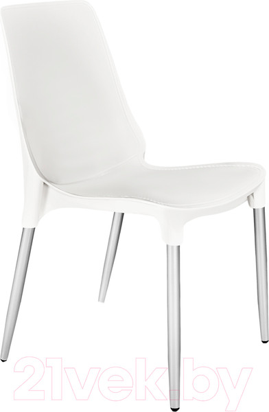 Изображение товара Стул Sheffilton SHT-S75-1 (белый/хром лак)