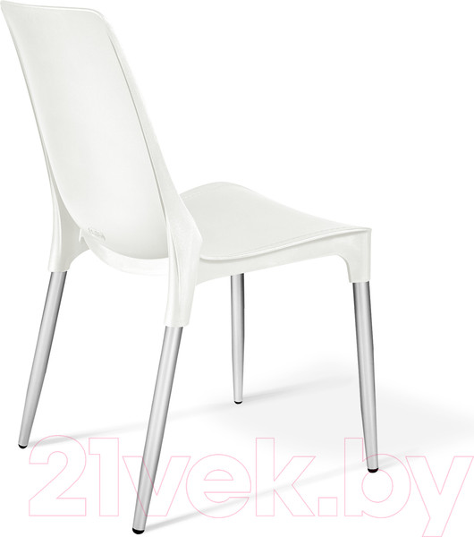 Изображение товара Стул Sheffilton SHT-S75-1 (белый/хром лак)