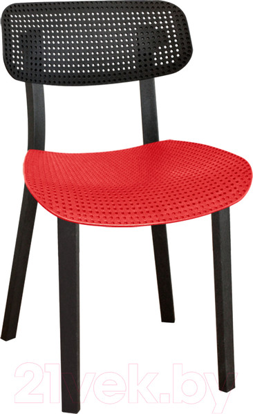 Изображение товара Стул Sheffilton SHT-S85 (черный/черный/красный)
