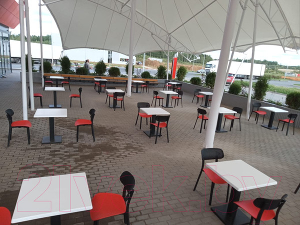 Изображение товара Стул Sheffilton SHT-S85 (черный/черный/красный)