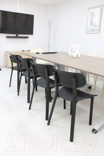 Изображение товара Стул Sheffilton SHT-S85 (черный/черный/красный)