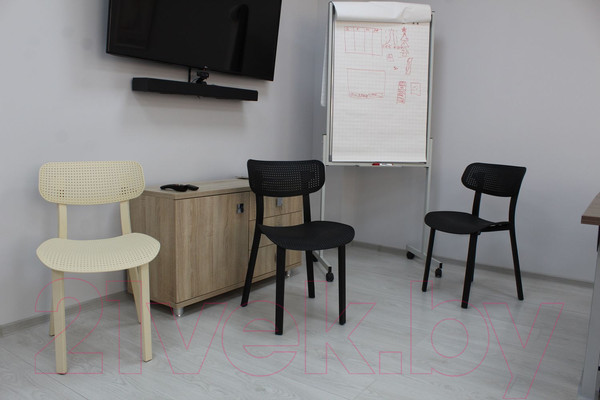 Изображение товара Стул Sheffilton SHT-S85 (черный/черный/красный)