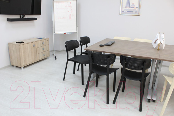 Изображение товара Стул Sheffilton SHT-S85 (черный/черный/красный)