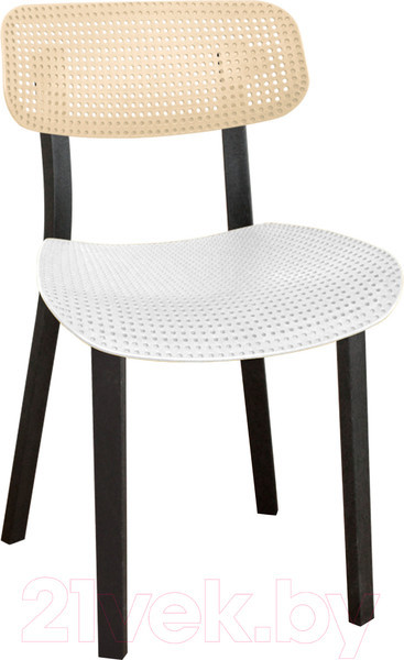 Изображение товара Стул Sheffilton SHT-S85 (бежевый/белый/черный)