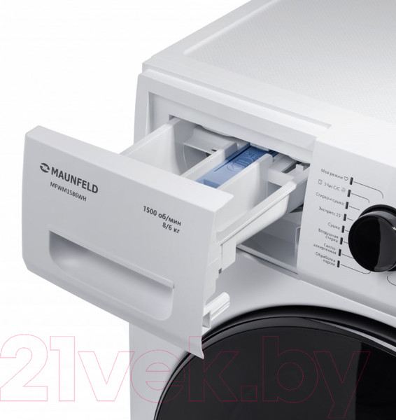 Изображение товара Стирально-сушильная машина Maunfeld MFWM1586WH