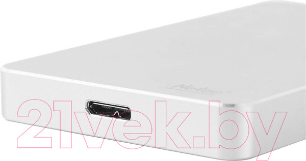 Изображение товара Внешний жесткий диск Netac HDD K330 USB3.0 1TB Silver (NT05K330N-001T-30SL)
