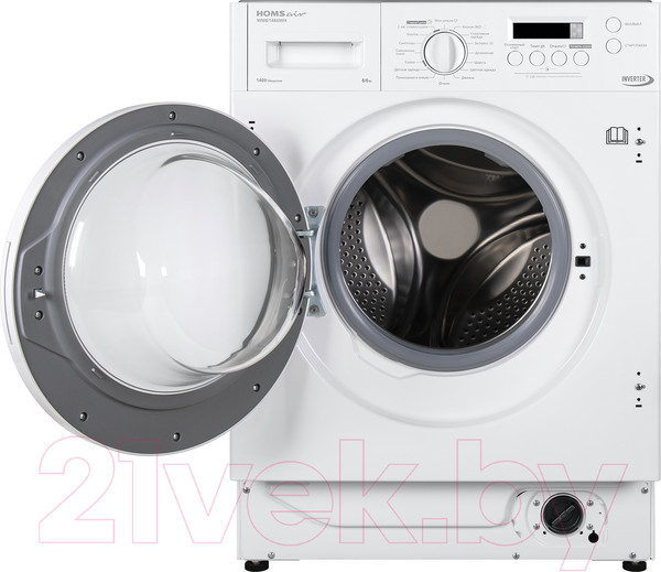 Изображение товара Стирально-сушильная машина встраиваемая HOMSair WMB1486WH
