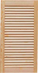 Изображение товара Дверца жалюзийная No Brand 20x294x605мм (сорт А, хвоя)