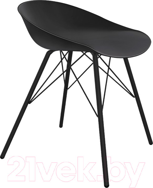 Изображение товара Стул Sheffilton SHT-ST19/S37 (черный/черный)