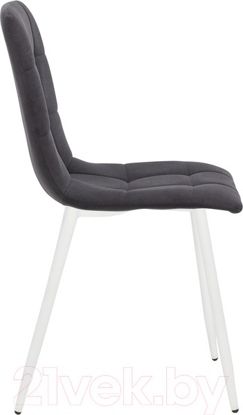 Изображение товара Стул Импэкс Leset Скай (металл белый/велюр графит)