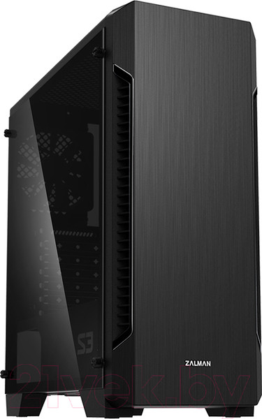 Изображение товара Корпус для компьютера Zalman S3 TG (черный)