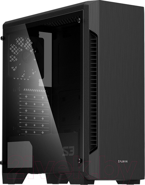 Изображение товара Корпус для компьютера Zalman S3 TG (черный)