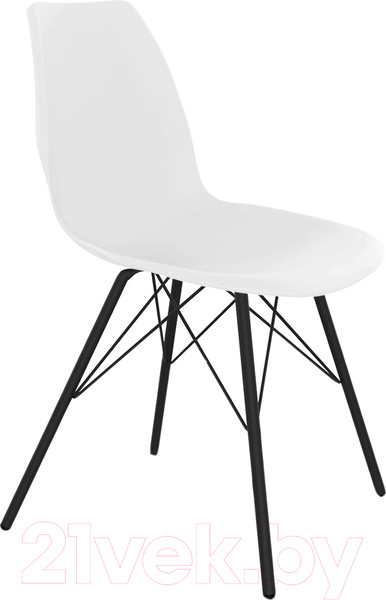 Изображение товара Стул Sheffilton SHT-ST29/S37 (белый/черный муар)