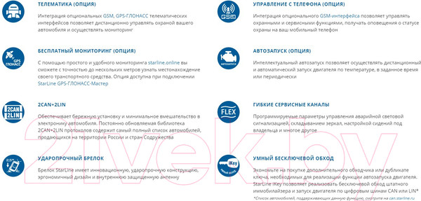 Изображение товара Автосигнализация StarLine A63 2CAN+2LIN Eco V2