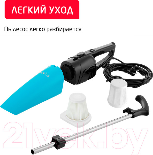 Изображение товара Вертикальный пылесос Arnica Merlin Pro ET13212 (голубой)