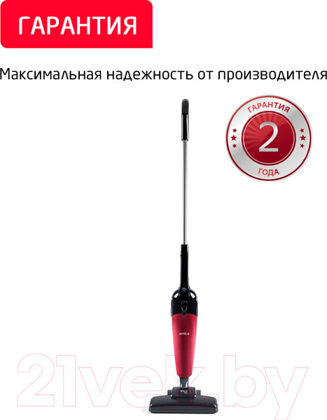 Изображение товара Вертикальный пылесос Arnica Merlin Pro ET13210 (черный/красный)