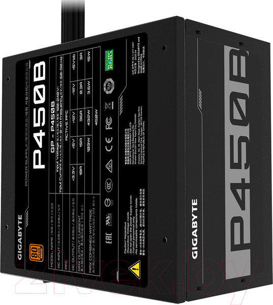 Изображение товара Блок питания для компьютера Gigabyte GP-P450B / 28200-P450B-1EUR