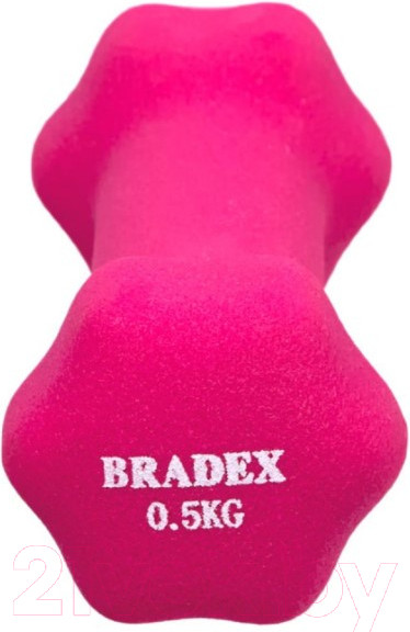 Изображение товара Гантель Bradex SF 0539 (0.5кг, розовый)
