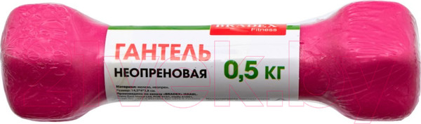 Изображение товара Гантель Bradex SF 0539 (0.5кг, розовый)