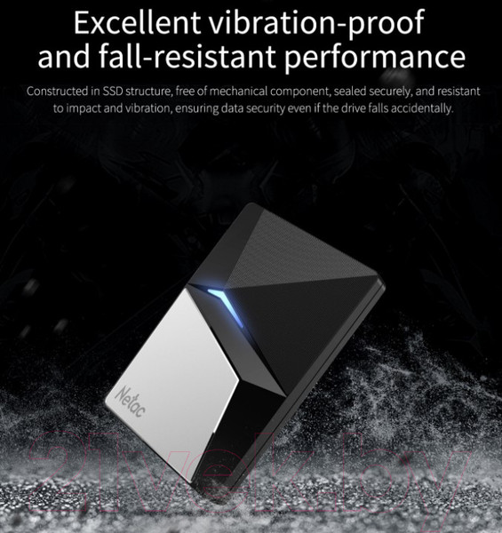 Изображение товара Внешний жесткий диск Netac Z7S USB3.2 240GB (NT01Z7S-240G-32BK)