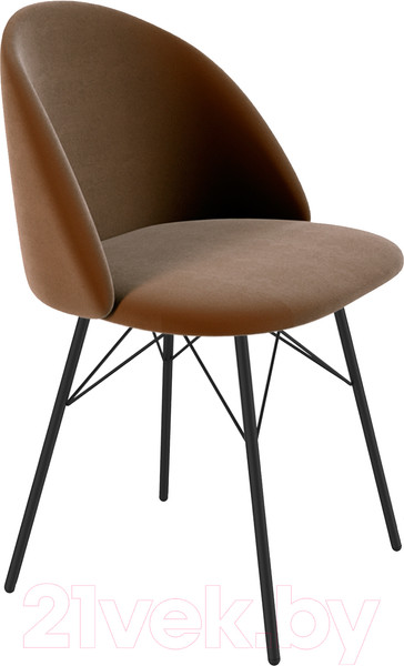 Изображение товара Стул Sheffilton SHT-ST35/S64 (кофейный ликер/черный муар)