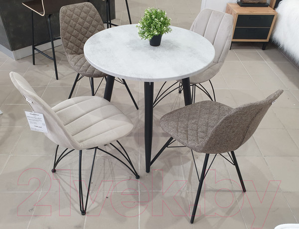 Изображение товара Стул Sheffilton SHT-ST29-С12/S37 (коричневый сахар/черный муар)