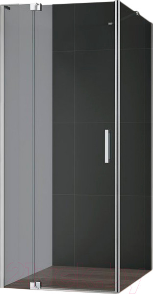 Изображение товара Душевой уголок Cezares SLIDER-AH-1-80-80/90-GRIGIO-Cr