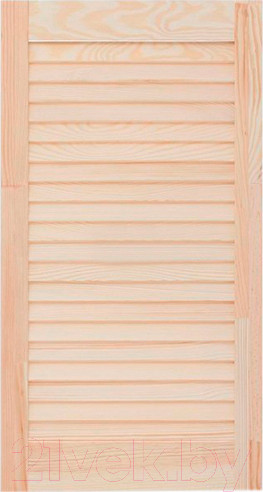 Изображение товара Дверца жалюзийная No Brand 20x594x467мм (сорт А, хвоя)