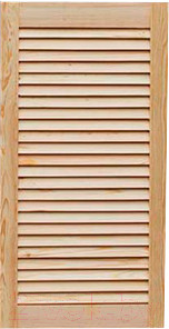 Изображение товара Дверца жалюзийная No Brand 20x594x715мм (сорт А, хвоя)