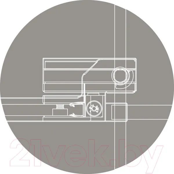 Изображение товара Душевой уголок Cezares SLIDER-AH-2-80/90-90/100-GRIGIO-Cr