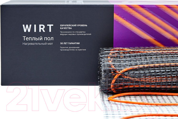 Изображение товара Теплый пол электрический Wirt LTL-C 5/900