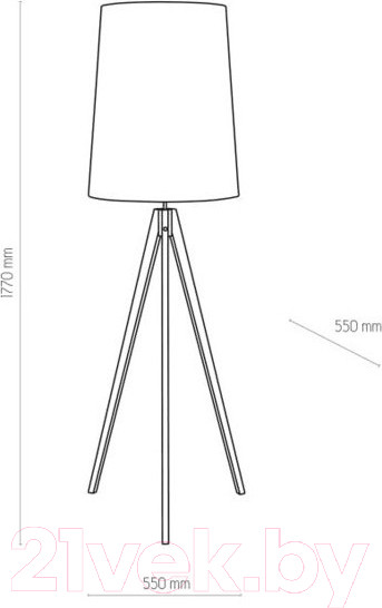 Изображение товара Торшер TK Lighting Walz Gray 5046