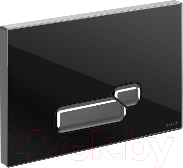 Изображение товара Кнопка для инсталляции Cersanit Actis P-BU-ACT/Blg/Gl (стекло/глянцевый черный)