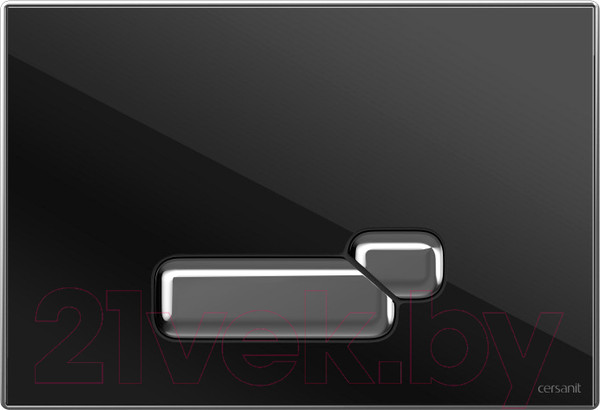 Изображение товара Кнопка для инсталляции Cersanit Actis P-BU-ACT/Blg/Gl (стекло/глянцевый черный)