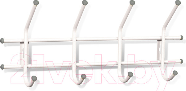 Изображение товара Вешалка для одежды Sheffilton Стандарт 1/4 (белый/серый)