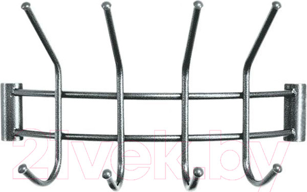 Изображение товара Вешалка для одежды Sheffilton Угловая / 858664 (серебро перлато/серый)