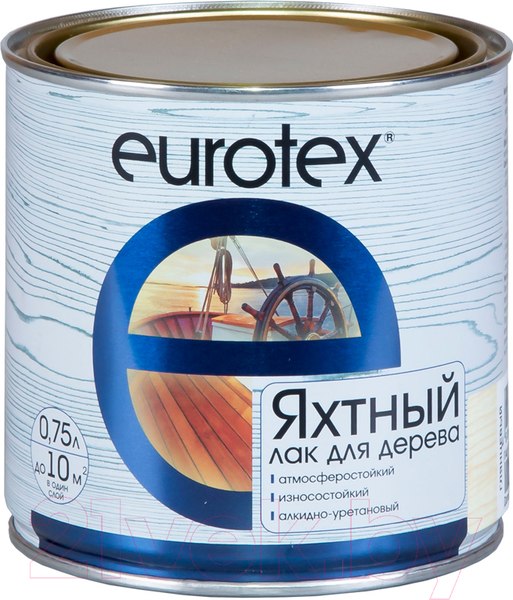 Изображение товара Лак яхтный Eurotex Полуматовый (750мл)