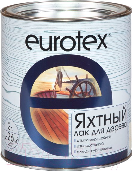 Изображение товара Лак яхтный Eurotex Полуматовый (2л)
