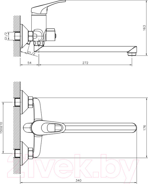 Изображение товара Смеситель Decoroom DR21043